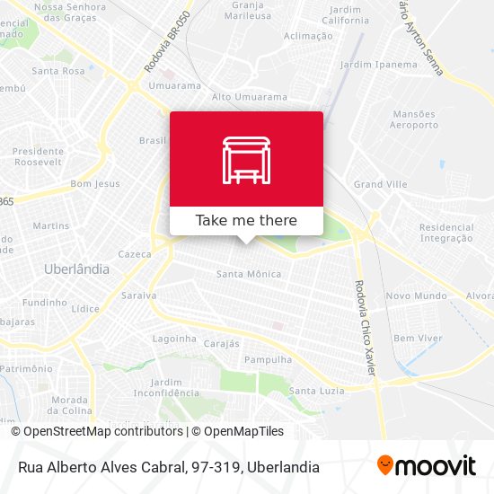 Mapa Rua Alberto Alves Cabral, 97-319