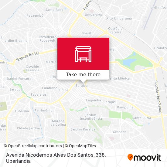 Avenida Nicodemos Alves Dos Santos, 338 map