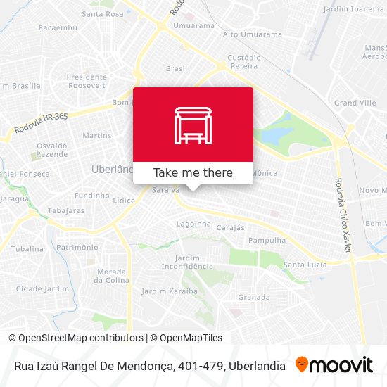 Rua Izaú Rangel De Mendonça, 401-479 map