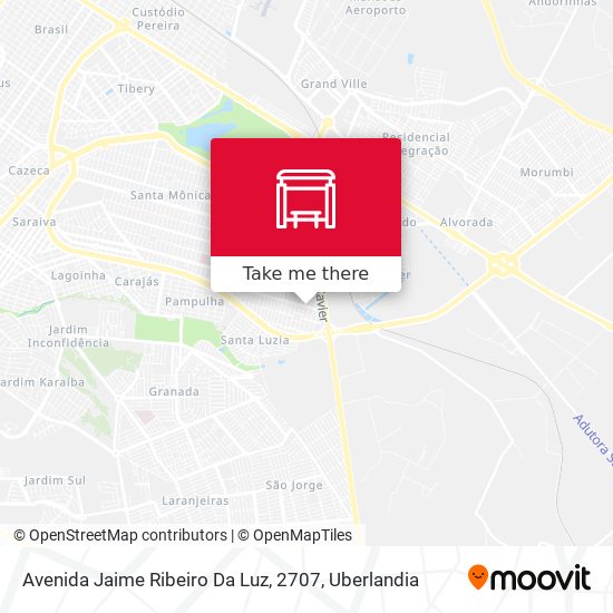 Mapa Avenida Jaime Ribeiro Da Luz, 2707