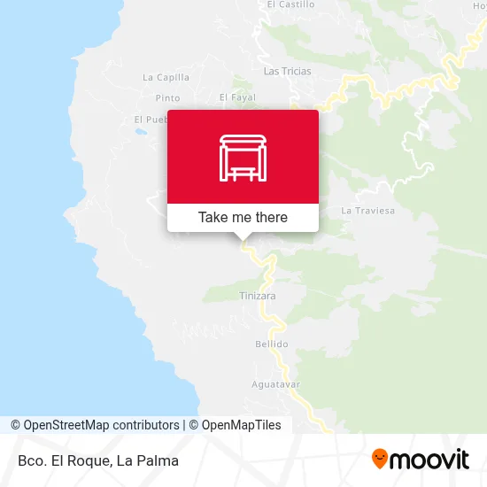 Bco. El Roque map