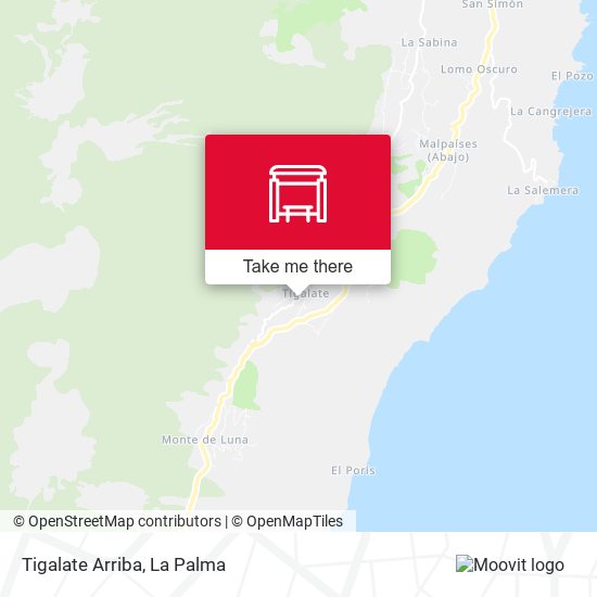 Tigalate Arriba map