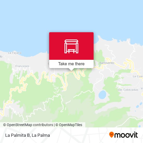 mapa La Palmita B