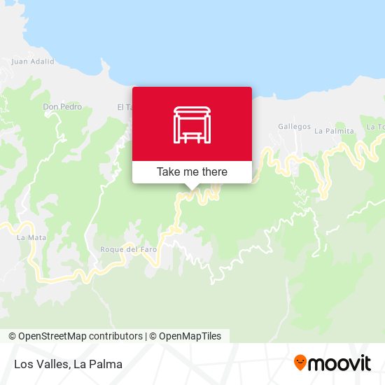 Los Valles map