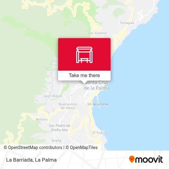 La Barriada map