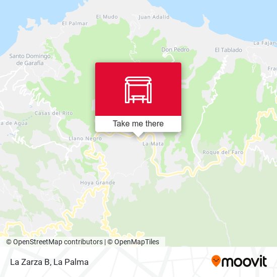 La Zarza B map