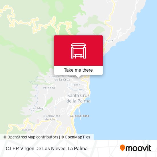 C.I.F.P. Virgen De Las Nieves map