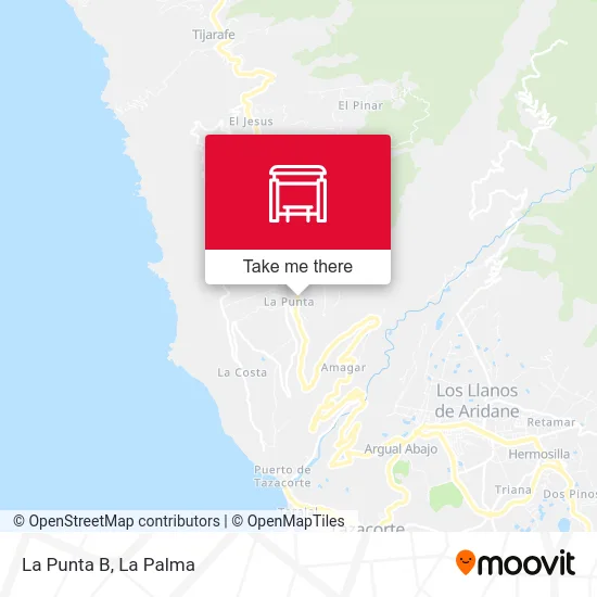 La Punta B map
