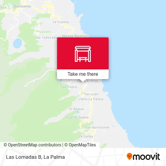 Las Lomadas B map