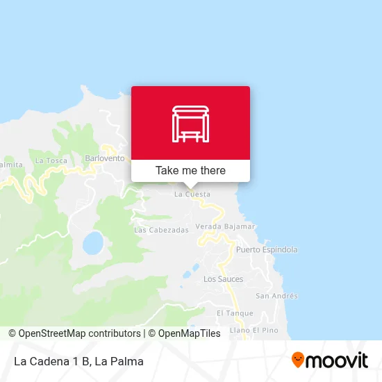 La Cadena 1 B map