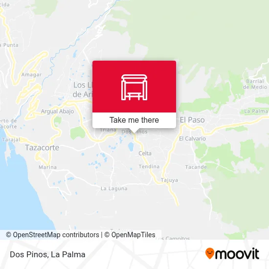 Dos Pinos map