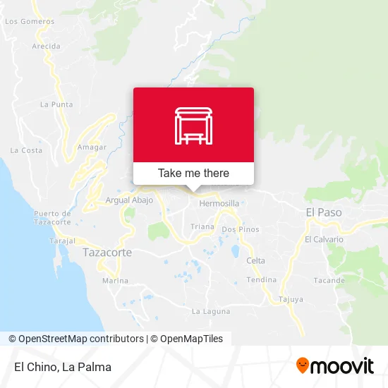 El Chino map