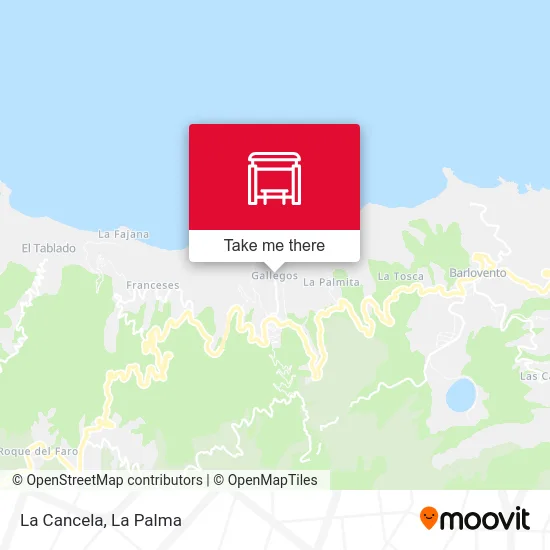 La Cancela map