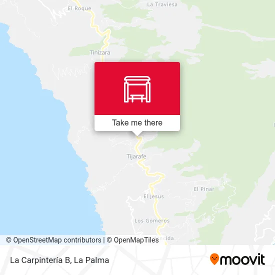 La Carpintería B map