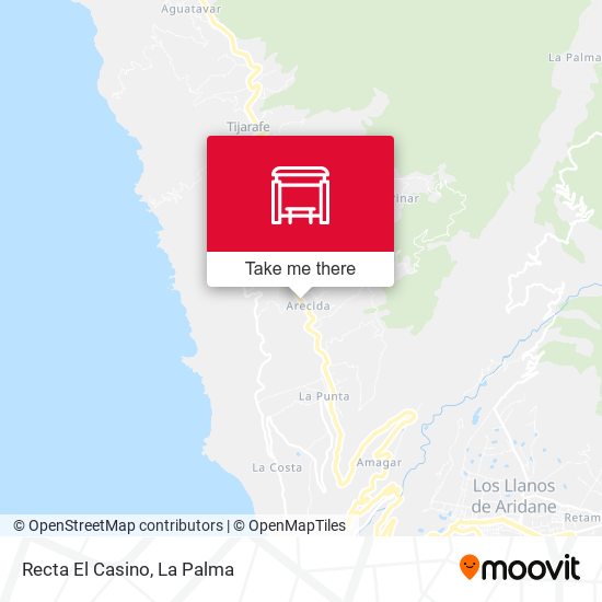 mapa Recta El Casino B