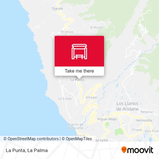 La Punta map