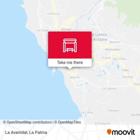 La Avenidal map