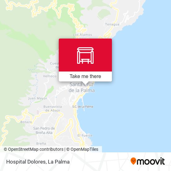 Hospital Dolores map