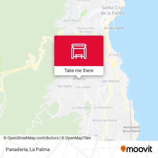 Panadería map