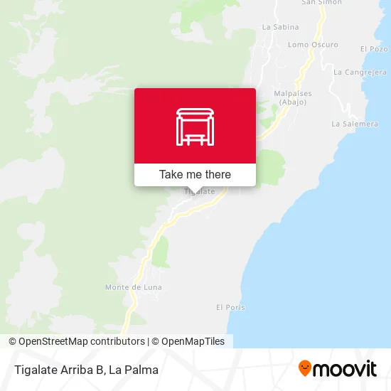 Tigalate Arriba B map