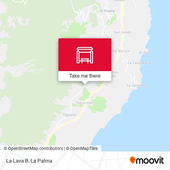 La Lava B map