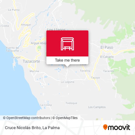 Cruce Nicolás Brito map