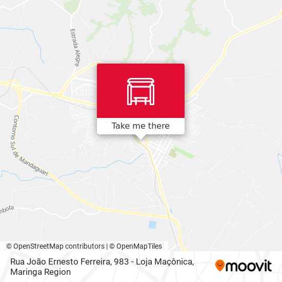 Rua João Ernesto Ferreira, 983 - Loja Maçônica map