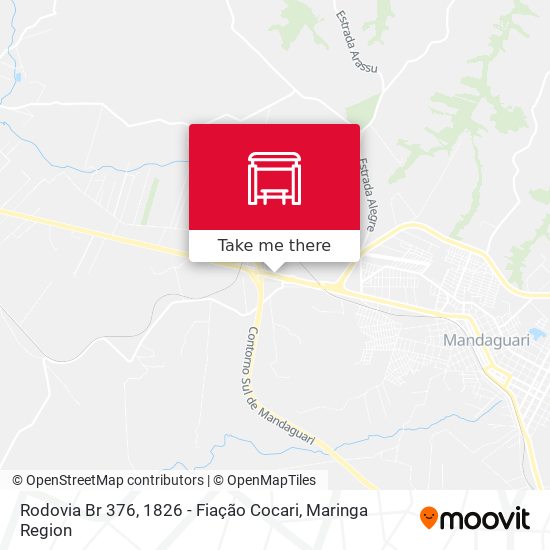 Rodovia Br 376, 1826 - Fiação Cocari map