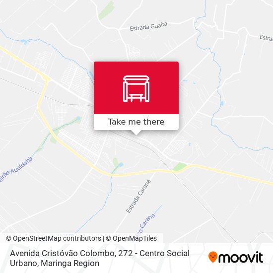 Mapa Avenida Cristóvão Colombo, 272 - Centro Social Urbano