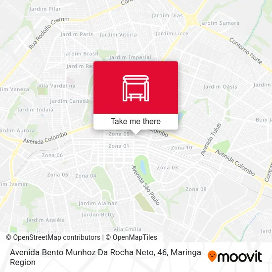 Avenida Bento Munhoz Da Rocha Neto, 46 map