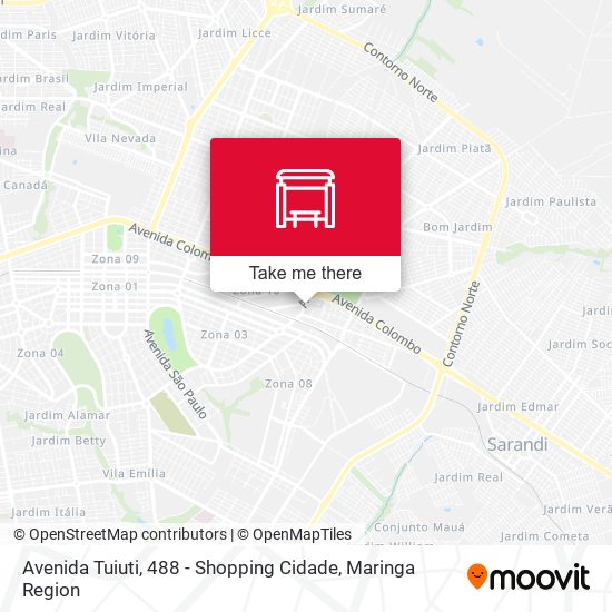 Avenida Tuiuti, 488 - Shopping Cidade map