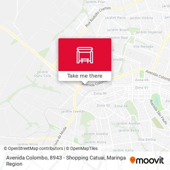 Avenida Colombo, 8943 - Shopping Catuaí map