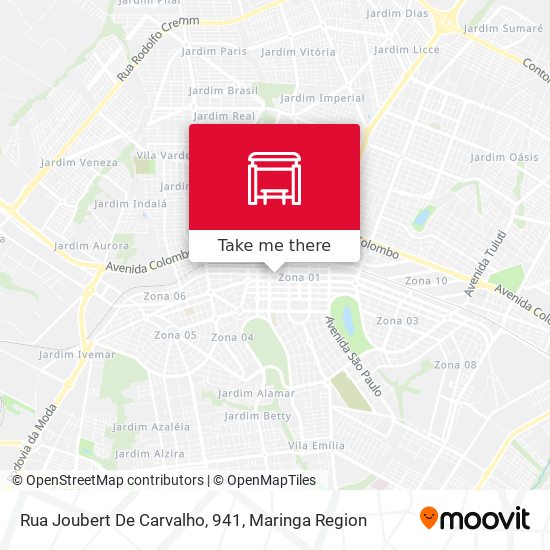 Mapa Rua Joubert De Carvalho, 941
