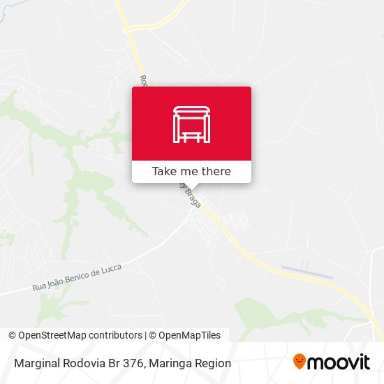 Mapa Marginal Rodovia Br 376