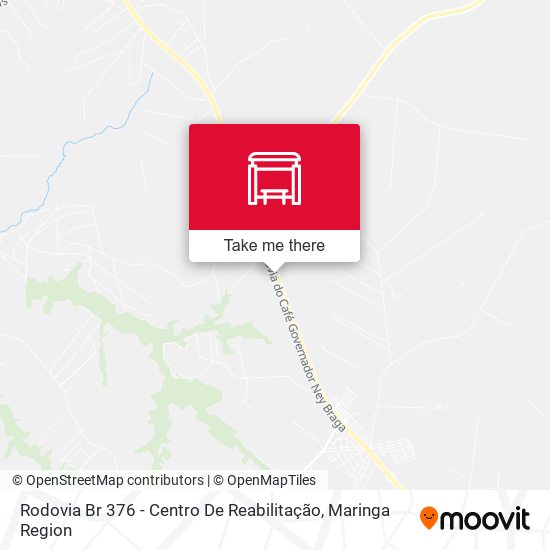 Mapa Rodovia Br 376 - Centro De Reabilitação