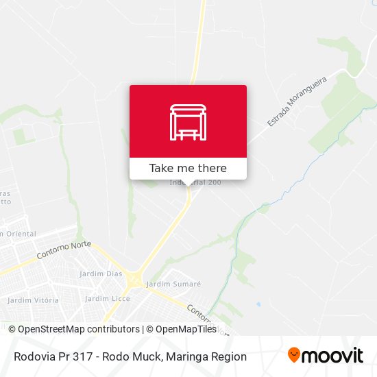 Rodovia Pr 317 - Rodo Muck map