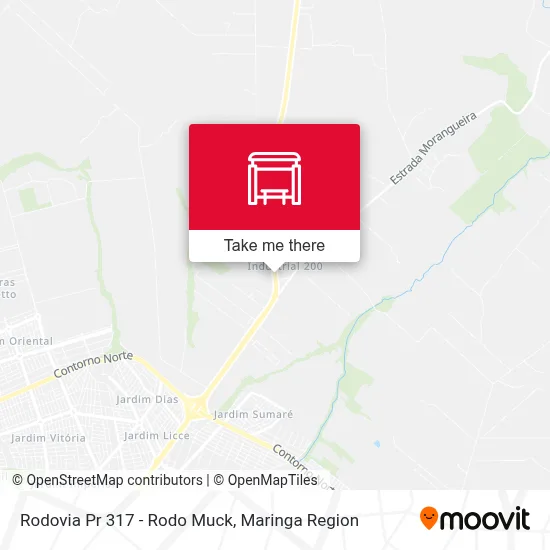 Rodovia Pr 317 - Rodo Muck map