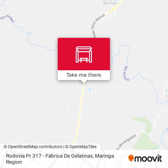 Rodovia Pr 317 - Fábrica De Gelatinas map