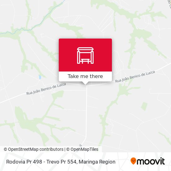 Rodovia Pr 498 - Trevo Pr 554 map