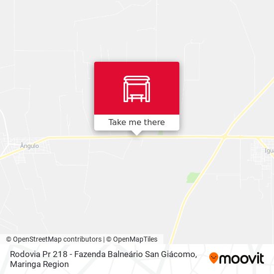 Rodovia Pr 218 - Fazenda Balneário San Giácomo map