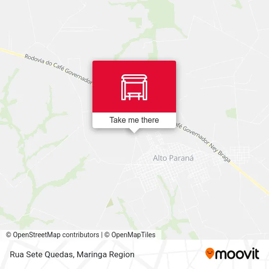Rua Sete Quedas map