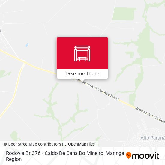 Rodovia Br 376 - Caldo De Cana Do Mineiro map