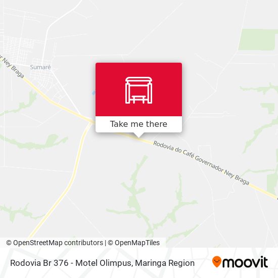 Rodovia Br 376 - Motel Olimpus map