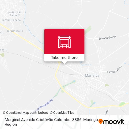 Mapa Marginal Avenida Cristóvão Colombo, 3886