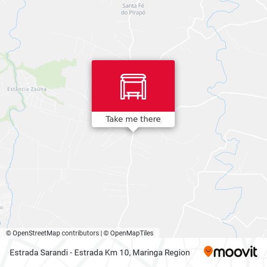 Mapa Estrada Sarandi - Estrada Km 10