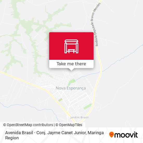 Avenida Brasil - Conj. Jayme Canet Junior map