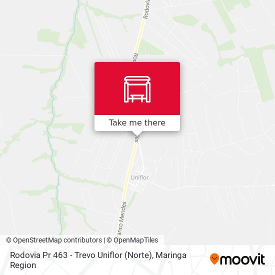 Rodovia Pr 463 - Trevo Uniflor (Norte) map