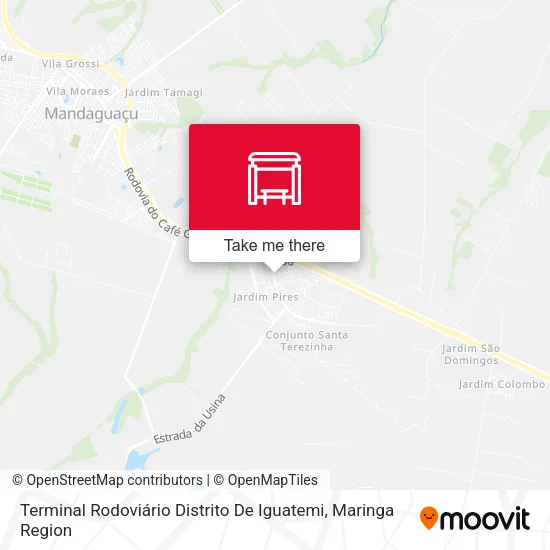 Terminal Rodoviário Distrito De Iguatemi map