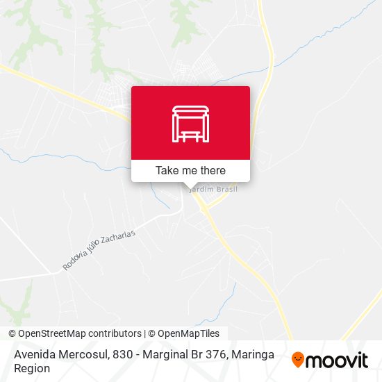 Mapa Avenida Mercosul, 830 - Marginal Br 376