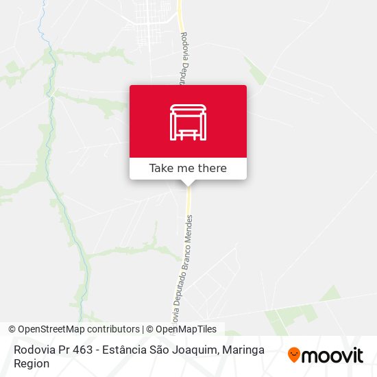 Rodovia Pr 463 - Estância São Joaquim map